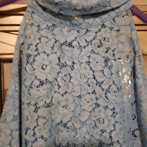 Full lace halter style baby doll blouse